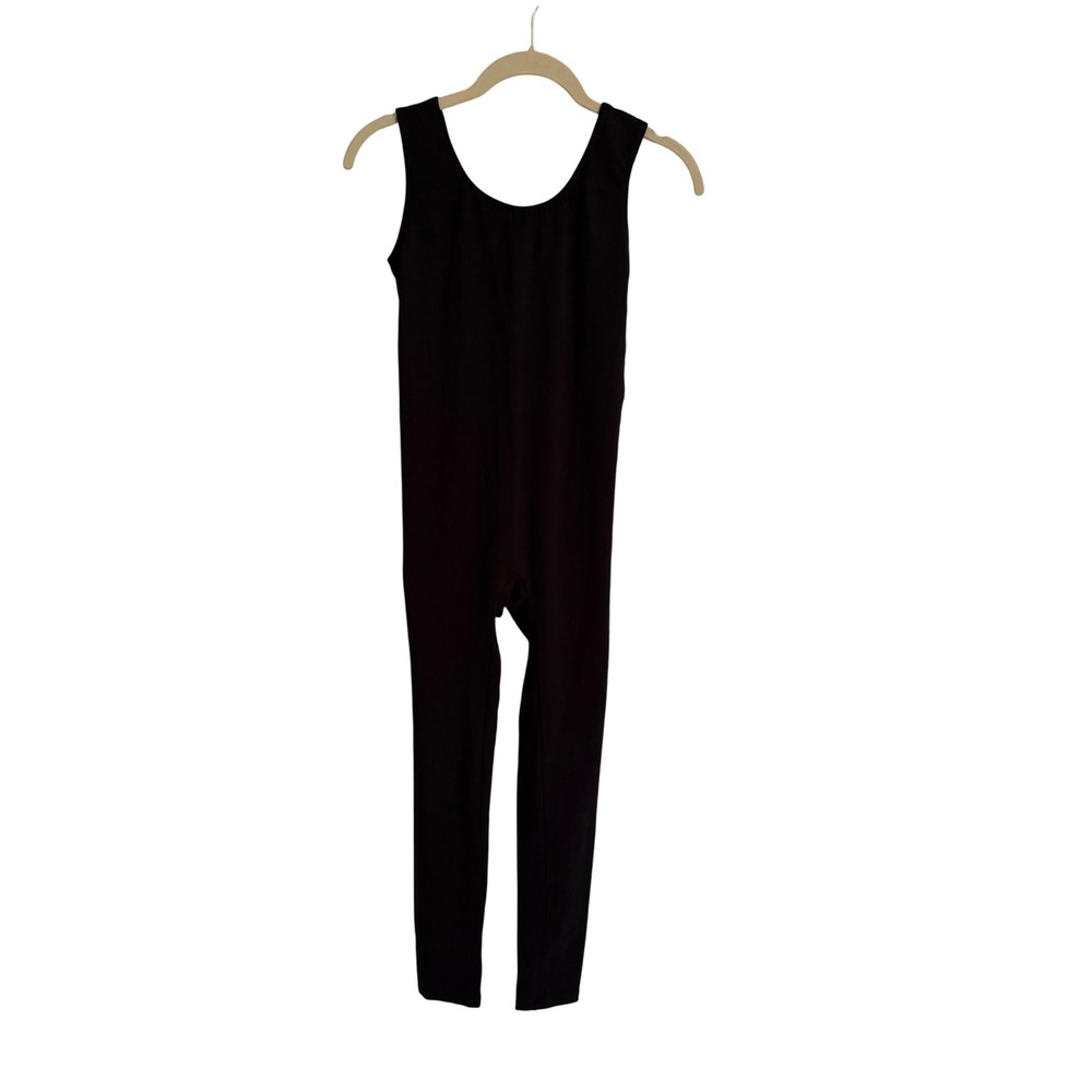 Eurotard 1029 Black Tank Unitard Sleeveless Dance Body Suit Medium NWT Costume